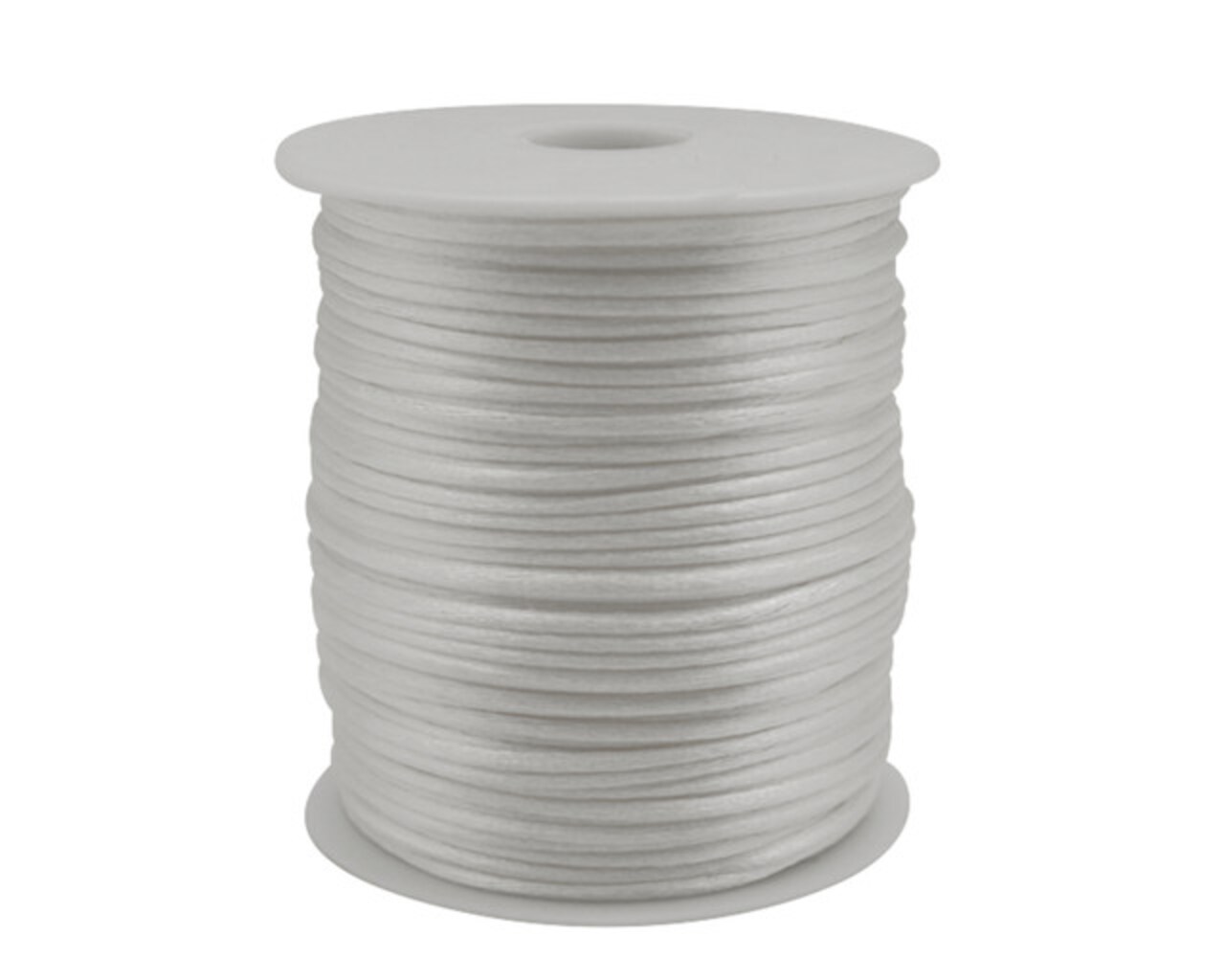 2mm Wide x 100 Yards White Rattail Cord Trims Pack of 5 Spools